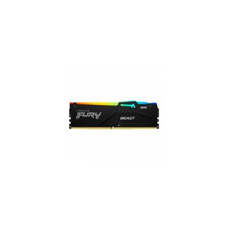 MEMORIA RAM KINGSTON DIMM DDR5 16GB 5600MT/S FURY BEAST BLACK EXPO RGB CL36 288PIN 1.25V C/DISIPADOR DE CALOR P/PC/GAMER/ALTO 