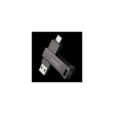 MEMORIA QUARONI 32GB USB 3.2 / DUAL A AND C / OTG / METALICA