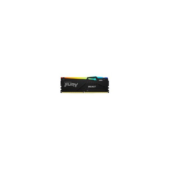 MEMORIA RAM KINGSTON FURY BEAST DDR5 BLACK 16GB 6000MHZ CL40 RGB KF560C40BBA-16