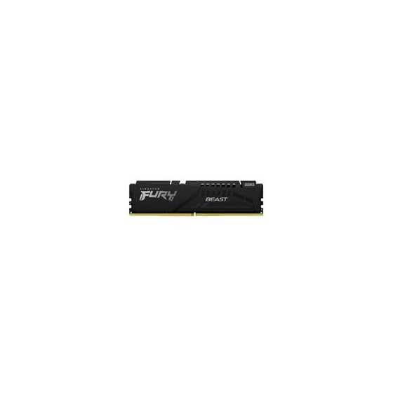 MEMORIA KINGSTON DIMM DDR5 32GB 5200MHZ FURY BEAST BLACK EXPO CL36 288PIN 1.25V C/DISIPADOR DE CALOR P/PC/GAMER/ALTO RENDIMIEN