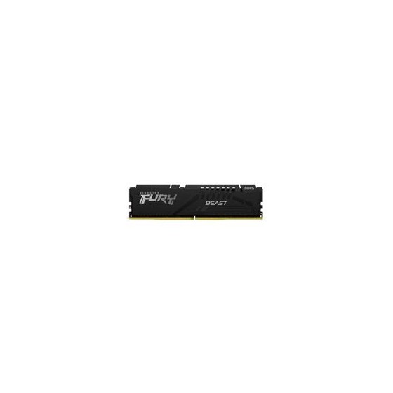 MEMORIA KINGSTON DIMM DDR5 16GB 5200MHZ FURY BEAST BLACK EXPO CL36 288PIN 1.25V C/DISIPADOR DE CALOR P/PC/GAMER/ALTO RENDIMIEN