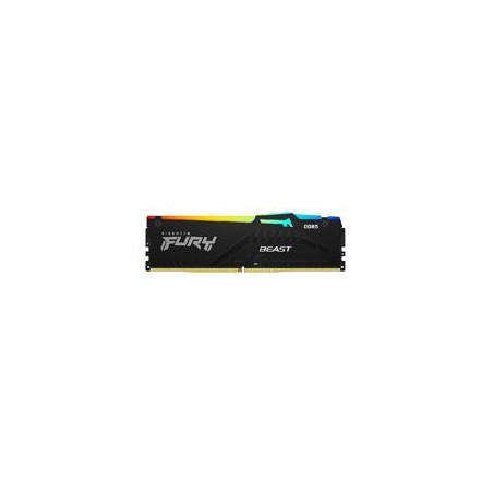 MEMORIA RAM KINGSTON DIMM DDR5 32GB 5200MT/S FURY BEAST BLACK EXPO RGB CL36 288PIN 1.25V C/DISIPADOR DE CALOR P/PC/GAMER/ALTO 