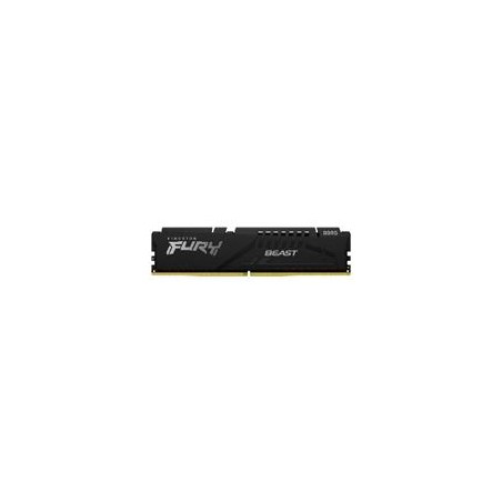 MEMORIA RAM KINGSTON DIMM DDR5 16GB 6000MT/S FURY BEAST BLACK EXPO CL36 288PIN 1.25V C/DISIPADOR DE CALOR P/PC/GAMER/ALTO REND