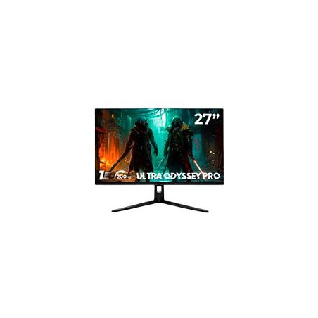 MONITOR GAMER BALAM RUSH ULTRA ODYSSEY PRO MGP27P / 27 PUL / PLANO / 200 HZ / FULL HD / 1 MS / JOYSTICK DE NAVEGACION / DP, HD