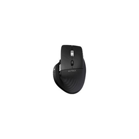 MOUSE ACTECK VIRTUOS PRO MI780 / VERTICAL / INALAMBRICO / DUAL BLUETOOTH + USB / RECARGABLE / SCROLL HORIZONTAL / OPTICO / 8 B