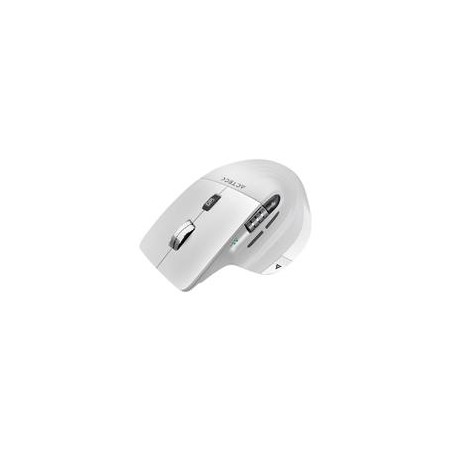 MOUSE ACTECK VIRTUOS PRO MI780 / VERTICAL / INALAMBRICO / DUAL BLUETOOTH + USB / RECARGABLE / SCROLL HORIZONTAL / OPTICO / 8 B