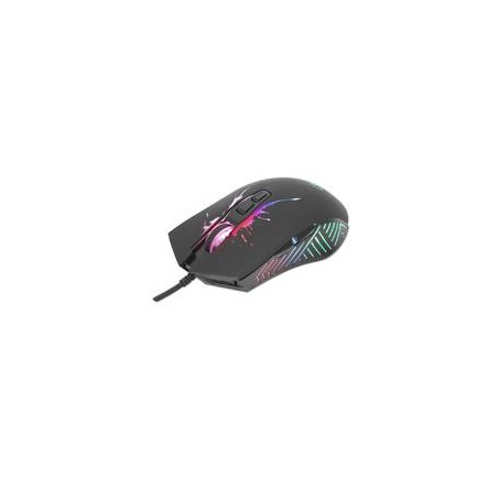 MOUSE OPTICO GAMING, MANHATTAN, 190220, 7 BOTONES, 7200 DPI, LED RGB, NEGRO