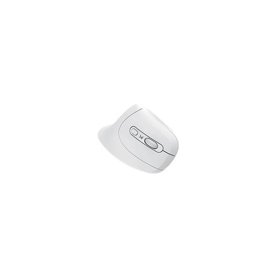 MOUSE VERTICAL INALAMBRICO 800 A 1200 DPI SILENCIOSO CONECTOR USB ERGONOMICO PERFECT CHOICE SNOUSE - BLANCO//SUSTITUYE A MS-13