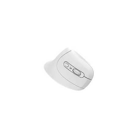 MOUSE VERTICAL INALAMBRICO 800 A 1200 DPI SILENCIOSO CONECTOR USB ERGONOMICO PERFECT CHOICE SNOUSE - BLANCO//SUSTITUYE A MS-13