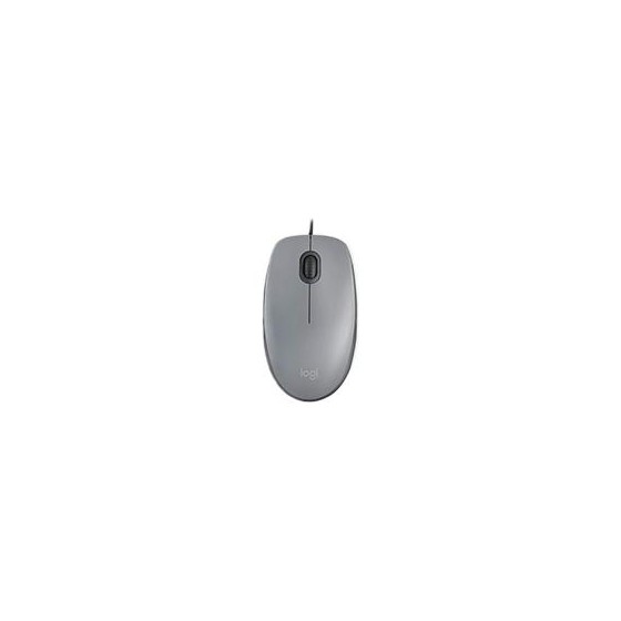 MOUSE LOGITECH M110 SILENCIOSO OPTICO ALAMBRICO USB PC/MAC GRIS