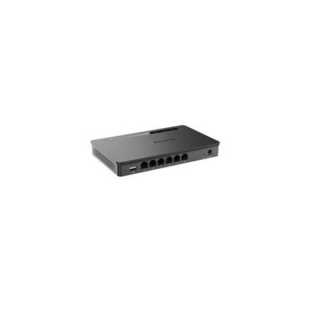 ROUTER GRANDSTREAM GWN7001/ GIGABIT VPN BALANCEADOR DE CARGAS 30,000 SESIONES NAT 6 PUERTOS 10/100/1000 MBPS (WAN/LAN) COMPATI