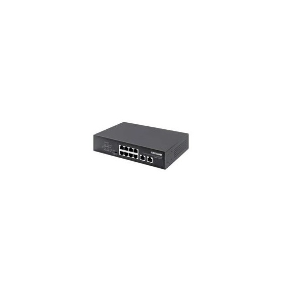 POE SWITCH ,INTELLINET,561402, GB  8 PTOS 32W/PTO, 120W, + 2 RJ45