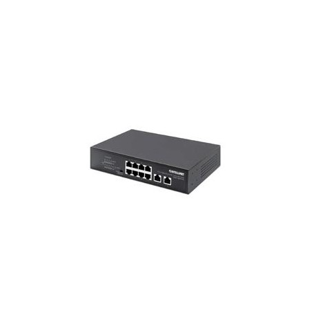 POE SWITCH ,INTELLINET,561402, GB  8 PTOS 32W/PTO, 120W, + 2 RJ45