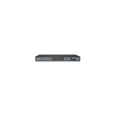 SWITCH POE / PROVISION ISR / POES-16250C+2COMBO-V2 / 16-PORT 10/100/1000MBPS / 2-PORT 10/100MBPS UPLINK / 120W 