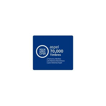 ASPEL 70000 TIMBRES (PARA FACTURE, CAJA, SAE O NOI) (ELECTRYNICO)