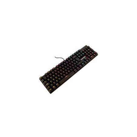 TECLADO GAMING MECANICO LUZ RGB BASTION VORTRED BY PERFECT CHOICE LEGACY - NEGRO