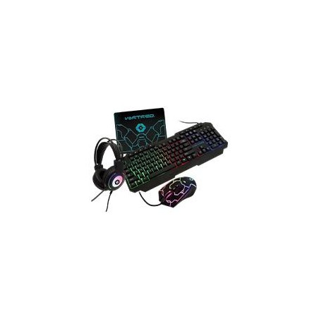 KIT GAMER ALAMBRICO 4 EN 1 - GEAR UP VORTRED BY PERFECT CHOICE