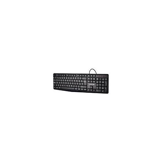 TECLADO TECHZONE TZACTCA04 ALAMBRICO STANDARD USB ERGONOMICO NEGRO