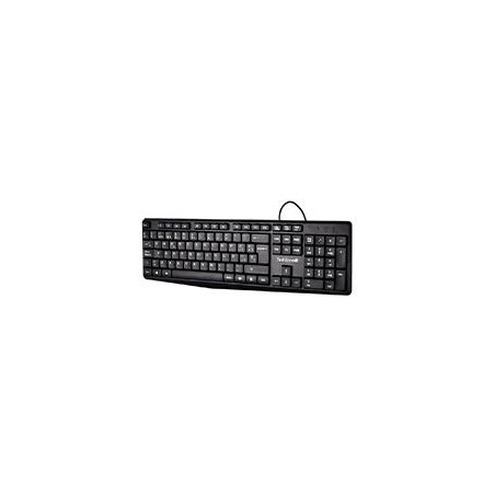 TECLADO TECHZONE TZACTCA04 ALAMBRICO STANDARD USB ERGONOMICO NEGRO