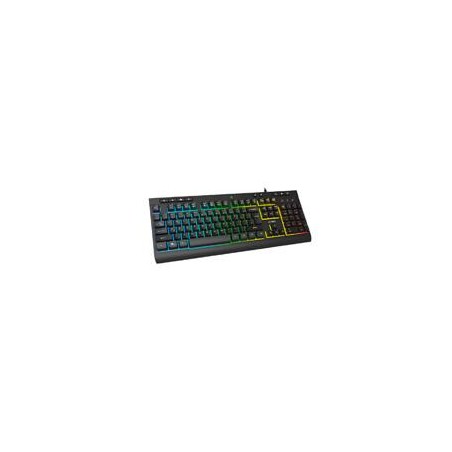 TECLADO ACTECK AUREAN PRO TA477G / ALAMBRICO USB / MULTIMEDIA / ILUMINACION RGB / ANTI-GHOSTING / 105 TECLAS/ MEMBRANA / ESPAY