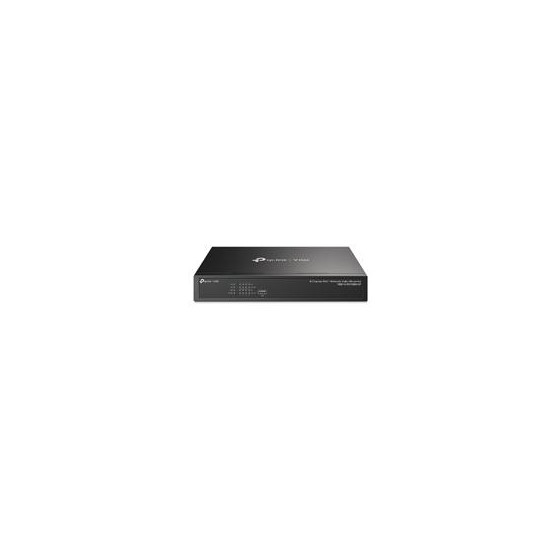 NVR TP-LINK VIGI VIGI NVR1008H-8P NVR POE 8 CANALES SALIDA DE VIDEO 4K GRABACION 24/7 AUDIO BIDIRECCIONAL ONVIF MONTAJE EN RAC