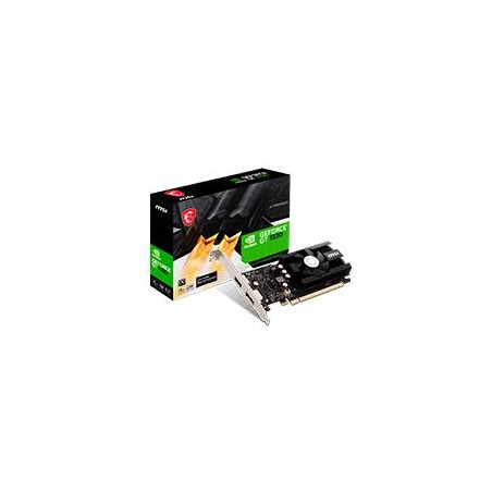 TARJETA DE VIDEO MSI NVIDIA GT 1030 /X16 3.0/GDDR4/4 GB /1X DP 1.4/HDMI 2.0B/BAJO PERFIL /GAMA BASICA