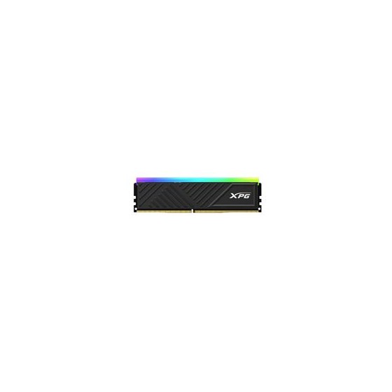 MEMORIA ADATA UDIMM DDR4 8GB PC4-25600 3200MHZ CL16 288PIN 1.35V XPG SPECTRIX D35G RGB NEGRO CON DISIPADOR PC/GAMER/ ALTO REND