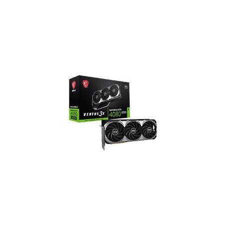 TARJETA DE VIDEO MSI NVIDIA GEFORCE RTX 4080 SUPER OC PCIE X16 4.0/16GB/GDDR6X/ESTANDAR/2HDMI/2XDP/GAMA ALTA/GAMER