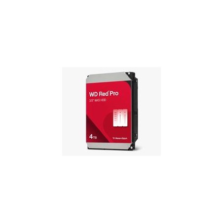 DISCO DURO INTERNO WD RED PRO 4TB 3.5 ESCRITORIO SATA3 6GB/S 256MB 7200RPM 24X7 HOTPLUG NAS 1-16 BAHIAS WD4005FFBX