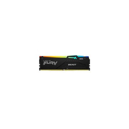 MEMORIA RAM KINGSTON DIMM DDR5 16GB 6000MT/S FURY BEAST BLACK EXPO RGB CL30 288PIN 1.4V C/DISIPADOR DE CALOR P/PC/GAMER/ALTO R