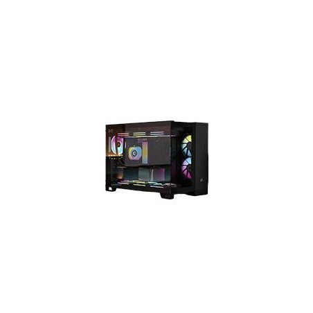 GABINETE CORSAIR 2500X LINK/ NEGRO/SEMI- TORRE/ MICRO-ATX MITX /CRISTAL TEMPLADO/GAMER/ CC-9011267-WW