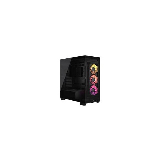 GABINETE CORSAIR ICUE LINK 3500X RGB / SEMI- TORRE / ATX / GAMER / BLACK (CC-9011280-WW)