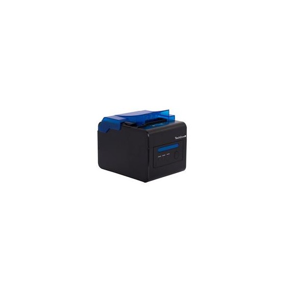 MINIPRINTER TECHZONE TZBE302E, TERMICA, 80 MM, VEL 300 MM/S, 203 DPI, USB, SERIAL, RJ45, RJ11, CORTADOR AUTOMATICO, 1 AYO DE