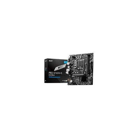 MB MSI B760 INTEL S-1700 14A/13A/12A GEN/2X DDR4 4800/HDMI/M.2/4X USB3.2/WIFI/MATX/GAMA MEDIA