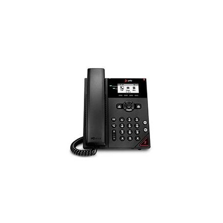 TELEFONO IP HP POLY 911N0AAAC3 VVX 150/ 2 LINEA PANTALLA LCD 2.5 PULGADAS 4 TECLAS PROGRAMABLES POE 2 PUERTOS 10/100 ALTAVOZ C