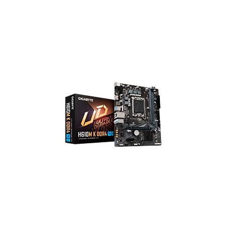 MB GIGABYTE H610M K INTEL S-1700 14VA GEN/2XDDR4 3200MHZ/PCIE 4.0 X 16/HDMI/2XUSB 3.2/M.2/MICRO ATX/GAMA BASICA