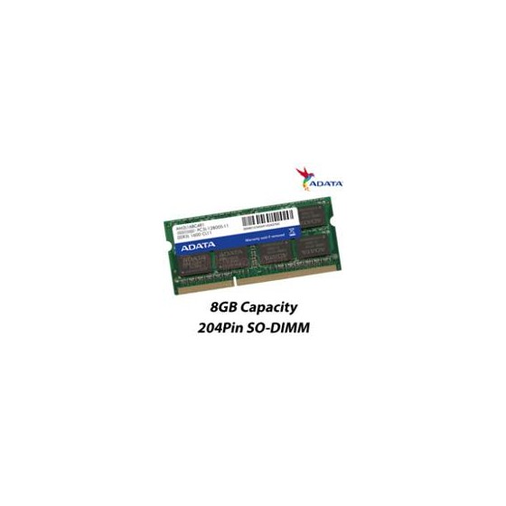 MEMORIA ADATA SODIMM DDR3L 8GB PC3L-12800 1600MHZ CL11 204PIN 1.35V LAPTOP/AIO/MINI PCS (ADDS1600W8G11-S)