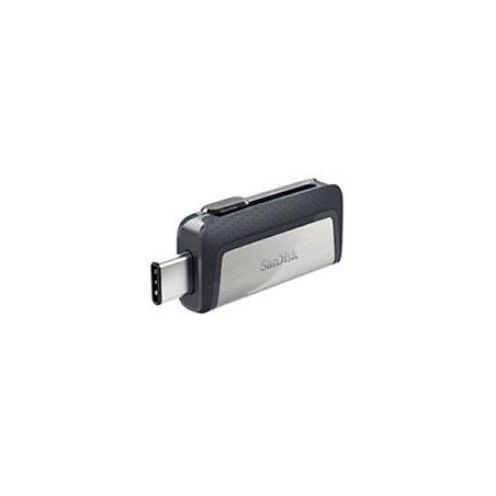 MEMORIA SANDISK 16GB DUAL ULTRA USB TIPO-C / USB 3.1 NEGRO /PLATA 130MB/S