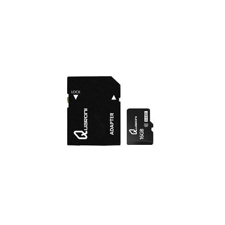 MEMORIA QUARONI MICRO SDHC 16GB CLASE 10 C/ADAPTADOR