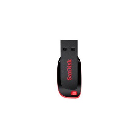 MEMORIA SANDISK 128GB USB 2.0 CRUZER BLADE Z50 NEGRO C/ROJO SDCZ50-128G-B35