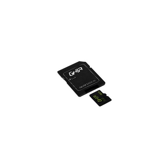 MEMORIA GHIA 16GB TIPO MICRO SD CLASE 10 CON ADAPTADOR