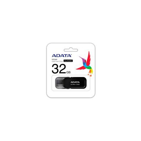 MEMORIA ADATA 32GB USB 2.0 UV240 NEGRO (AUV240-32G-RBK)