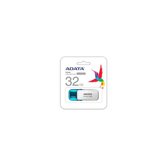 MEMORIA ADATA 32GB USB 2.0 UV240 BLANCO ( AUV240-32G-RWH)