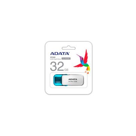 MEMORIA ADATA 32GB USB 2.0 UV240 BLANCO ( AUV240-32G-RWH)