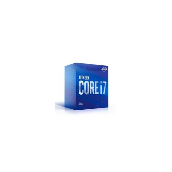 PROCESADOR INTEL CORE I7-10700F S-1200 10A GEN /2.9 - 4.8 GHZ /CACHE 16MB /8 CORES /SIN GRAFICOS /CON DISIPADOR /GAMER ALTO IP