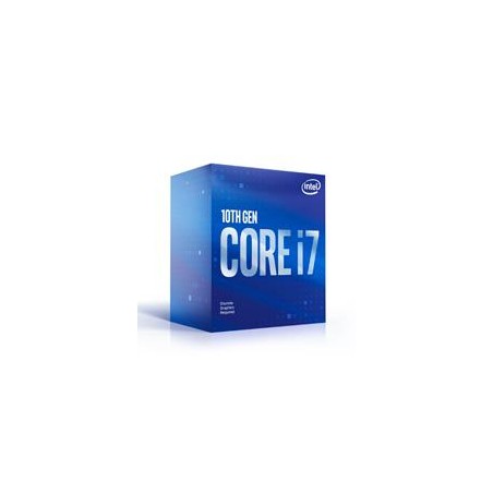 PROCESADOR INTEL CORE I7-10700F S-1200 10A GEN /2.9 - 4.8 GHZ /CACHE 16MB /8 CORES /SIN GRAFICOS /CON DISIPADOR /GAMER ALTO IP