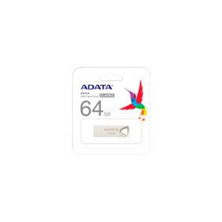 MEMORIA ADATA 64GB USB 2.0 UV210 METALICA (AUV210-64G-RGD)