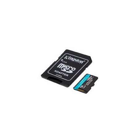 MEMORIA FLASH MICRO SD KINGSTON SDXC CANVAS GO PLUS 128GB 170R UHS-I U3 V30 C/ADAPTADOR (SDCG3/128GB)