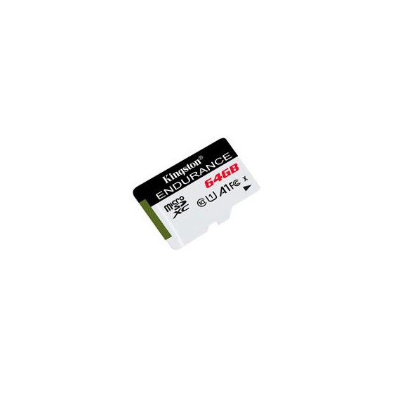 MEMORIA FLASH MICRO SD KINGSTON SDHC HIGH ENDURENCE 64GB 95R UHS-I U1 V10 P/ VIDEOVIGILANCIA(SDCE/64GB)