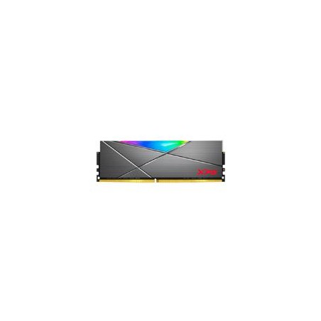 MEMORIA ADATA UDIMM DDR4 32GB PC4-25600 3200MHZ CL16 1.35V XPG SPECTRIX D50 RGB GRIS CON DISIPADOR PC/GAMER/ALTO RENDIMIENTO (